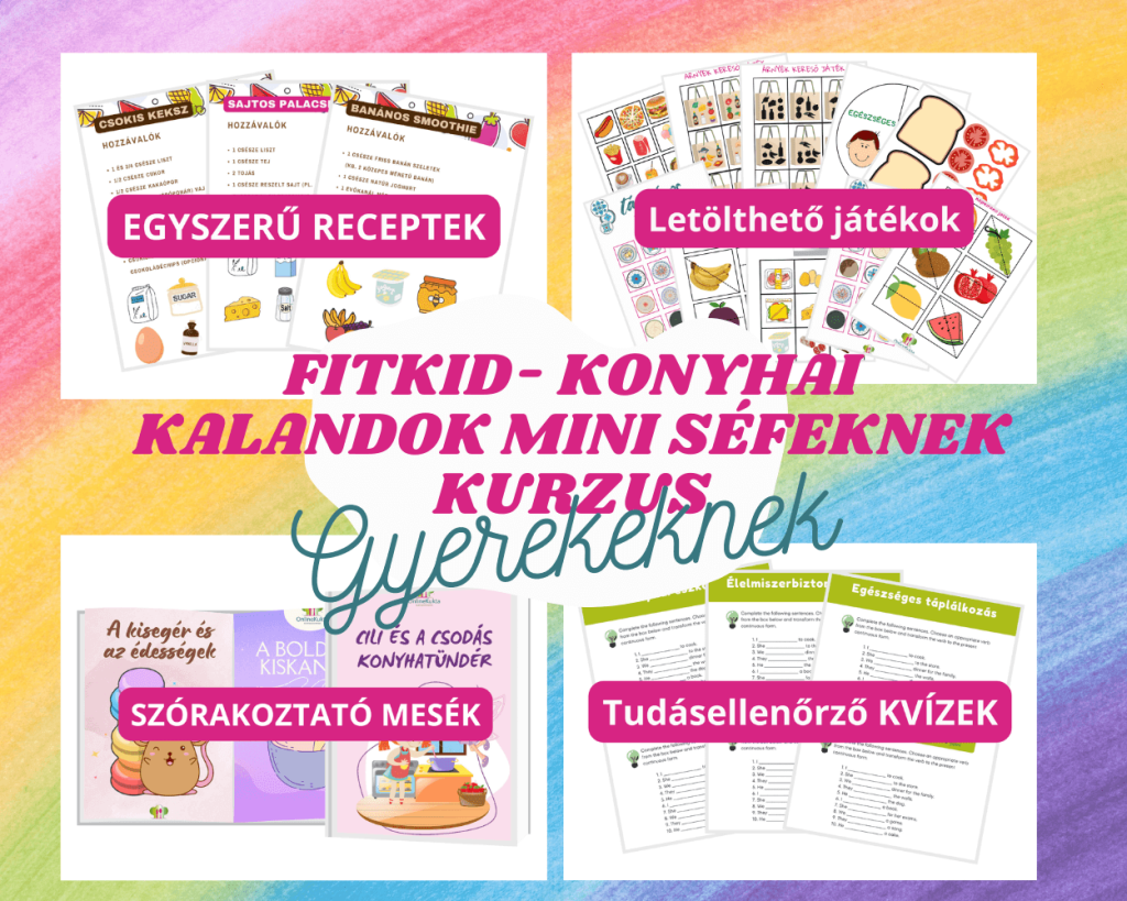 fitkid minikurzus- konyhai kalandok gyerekeknek online tanfolyam